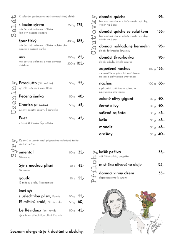 Stálé menu – strana 2